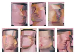 Alvin Ong, Seven works: Endless Night #6-12 (from Endless Night series), 2020, oil on canvas