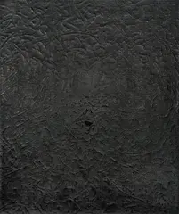 Hisashi Indō, Work 70.4.17.A, 1970, oil on canvas mounted on panel