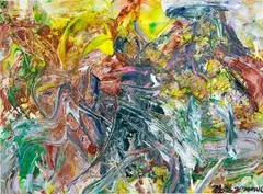 Wang Yigang, Untitled, 2020, acrylic on paper