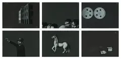 Sun Xun, Six works: 21 KE (B), 2007, pastel on paper