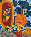 Lynne Mapp Drexler, Gypsy Agenda, 1989, oil on canvas