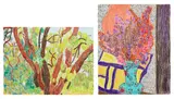 Lynne Mapp Drexler, Two works: (i) Untitled; (ii) Untitled