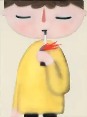 Felix Treadwell, Baby Flame, 2020, acrylic on canvas