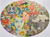 Ye Hongxing, Another Space No. 17, 2013, mixed media on canvas