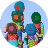 Suanjaya Kencut, Family Series – Prepare to Hangout, 2022, acrylic on canvas