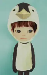 Penguin Boy by Mayuka Yamamoto, 2019, screenprint, offered Oct 2024