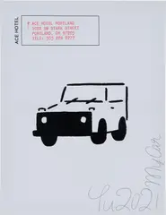 Yu Nagaba, My Car, 2021, acrylic on canvas