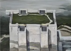 Ryuta Ohtake, s–rc_6, 2005, acrylic on canvas