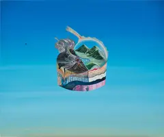 Waka Yoshida, Emperor Mission, 2008, acrylic on cotton and panel