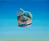 Waka Yoshida, Emperor Mission, 2008, acrylic on cotton and panel