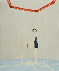 Tomohiro Shimizu, Warm Shower, 2008, oil on canvas