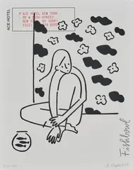 Yu Nagaba, Fishbowl, silkscreen print on 410gsm Somerset paper