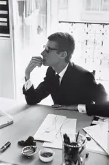 Marc Riboud, Yves Saint-Laurent, Paris, 1975, Tirage argentique postérieur