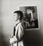Raymond Cauchetier, Seberg de Profil avec une Peinture de Picasso, 1959, Tirage argentique postérieur