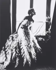 Lillian Bassman, Fantasy On The Dance Floor: Barbara Mullen in a Christian Dior Dress, Paris, Harper's Bazaar, 1949, Tirage argentique postérieur