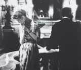 Lillian Bassman, Paris Gala Night: Barbara Mullen in a Dress by Patou, Harper's Bazaar, Paris