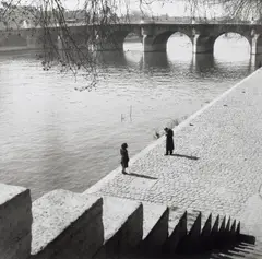 Le Pont Neuf, Paris by Édouard Boubat, 1948, Tirage argentique postérieur, sold Nov 2023