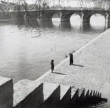Édouard Boubat, Le Pont Neuf, Paris, 1948, Tirage argentique postérieur