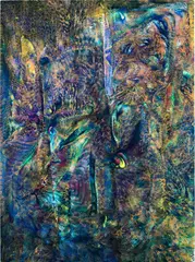 False Tail by Lucy Bull, 2020, oil on canvas, sold Mar 2023