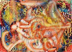 Lauren Quin, Third Belly, 2021-2022, oil on canvas