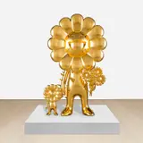 Takashi Murakami, Flower Parent and Child, 2018-2020, gold leaf on bronze