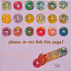 Andy Warhol, Life Savers from the series Ads, 1985, signed and dated 'Andy Warhol 85' on the overlap