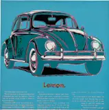 Untitled (Volkswagen Lemon) from the series Ads by Andy Warhol, 1985, synthetic polymer and silkscreen inks on canvas, offered Mar 2023