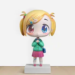 Mr., Miki - Earth Glowing Gold, 2018, iron, fibre reinforced plastic, urethane paint, acrylic and plywood base with medium-density fibreboard surface finish