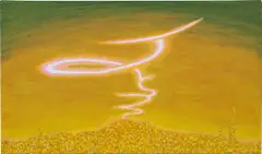 William Monk, Untitled (zip) III, 2020, oil on canvas