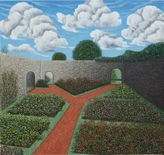 Scott Kahn, The Kipling Garden, 1991, oil on canvas