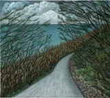 Scott Kahn, Duke's Mound, 1998, oil on linen