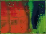 Grün-Blau-Rot by Gerhard Richter, 1993, oil on canvas, sold Mar 2023