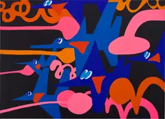 Todd James, Untitled, 2018, acrylic on canvas