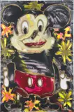 Katherine Bernhardt, Black, 2018, acrylic and spray paint on canvas