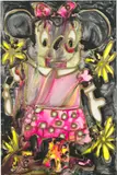 Katherine Bernhardt, Minnie, 2018, acrylic and spray paint on canvas