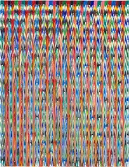 Xie Molin, Ji No. 19, 2017, acrylic on canvas