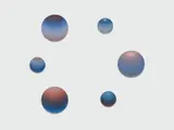 Li Shurui, Light is wave and particle no. 1-6, 2018, acrylic on canvas