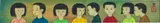 Mai Trung Thu, Huit enfants, garçons et filles (Eight children, boys and girls)