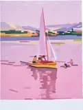 Guy Yanai, Sea of Galilee, 2020, oil on canvas