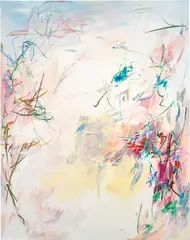 Xiyao Wang, High Summer, no. 2, 2021, acrylic and crayon on canvas