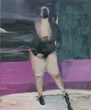 George Rouy, Hero, 2021, oil on canvas