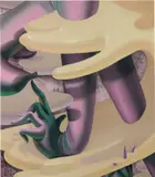 Sarah Slappey, Tan Cloud II, 2019, oil on canvas