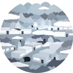 Eternal Landscape by LY, 2020, acrylic on canvas, offered Mar 2023