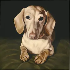 Albert by Anna Weyant, 2019, oil on panel, sold Mar 2023