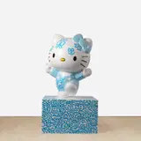 Sam Cox, Blue Bunny Kitty, 2019, acrylic on fibre reinforced plastic