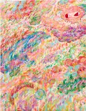 Ayako Rokkaku, ARP19-073, 2019, acrylic on canvas