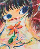 Ayako Rokkaku, a flower and a girl