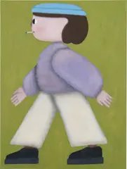Felix Treadwell, Fedo with Creepers, 2020, acrylic on canvas