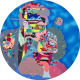 Erik Parker, Same Song, 2020, acrylic on canvas