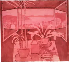 George Lloyd-Jones, Como no.6, 2022, acrylic on paper
